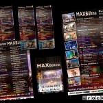 MAXBühne: Diverse Programmflyer, Plakate, Pässe