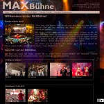Bühnenwebseite www.maxbuehne.de